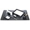 Dacasso Black Leather 7-Piece Desk Set DF-1004 - alternate 1